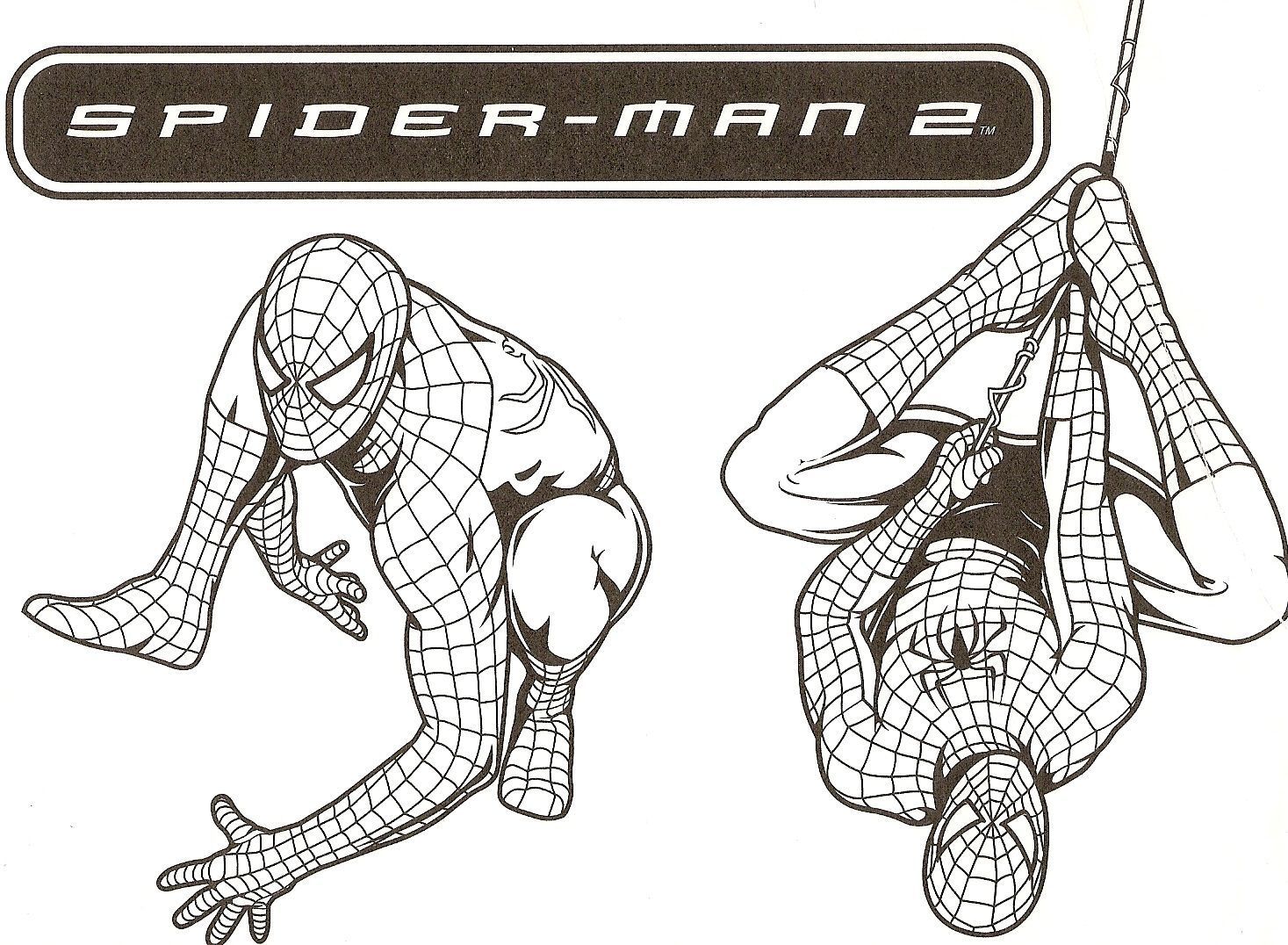 Spiderman a colorier  spiderman à colorier